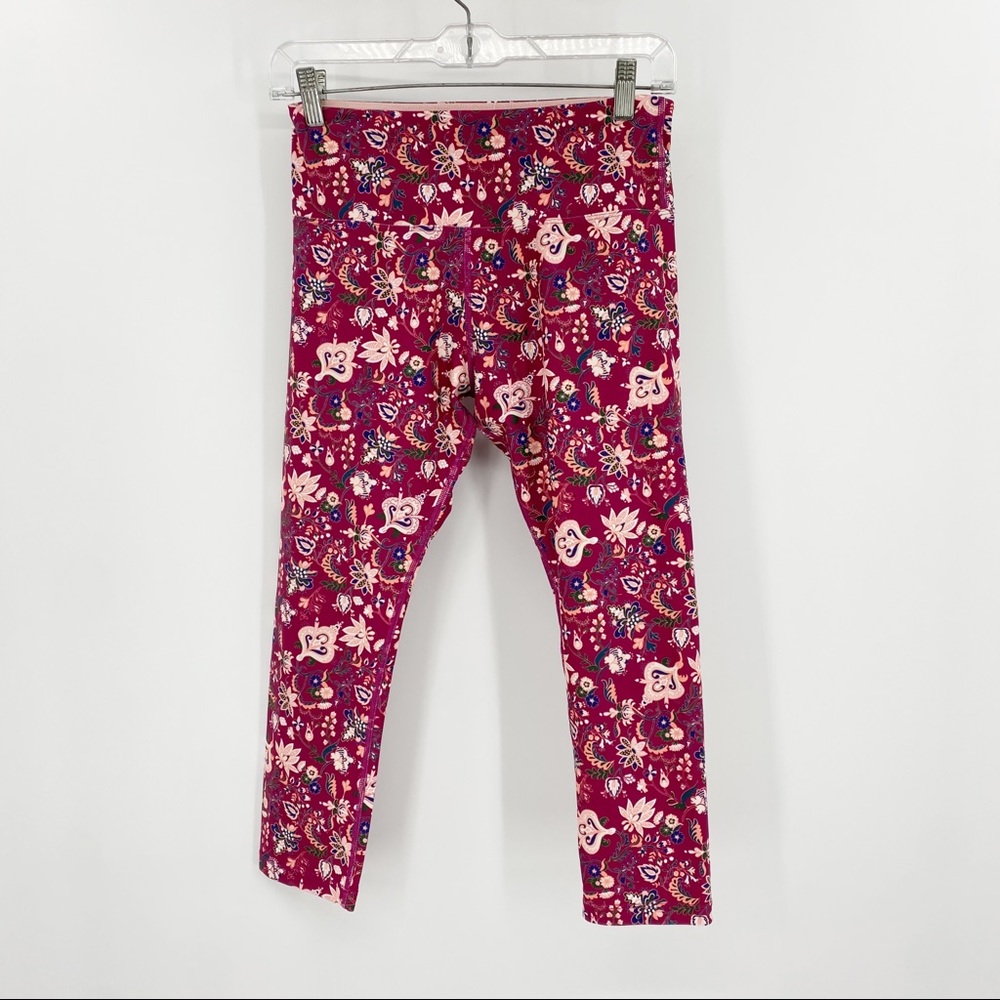 Lorna Jane Floral Leggings Medium